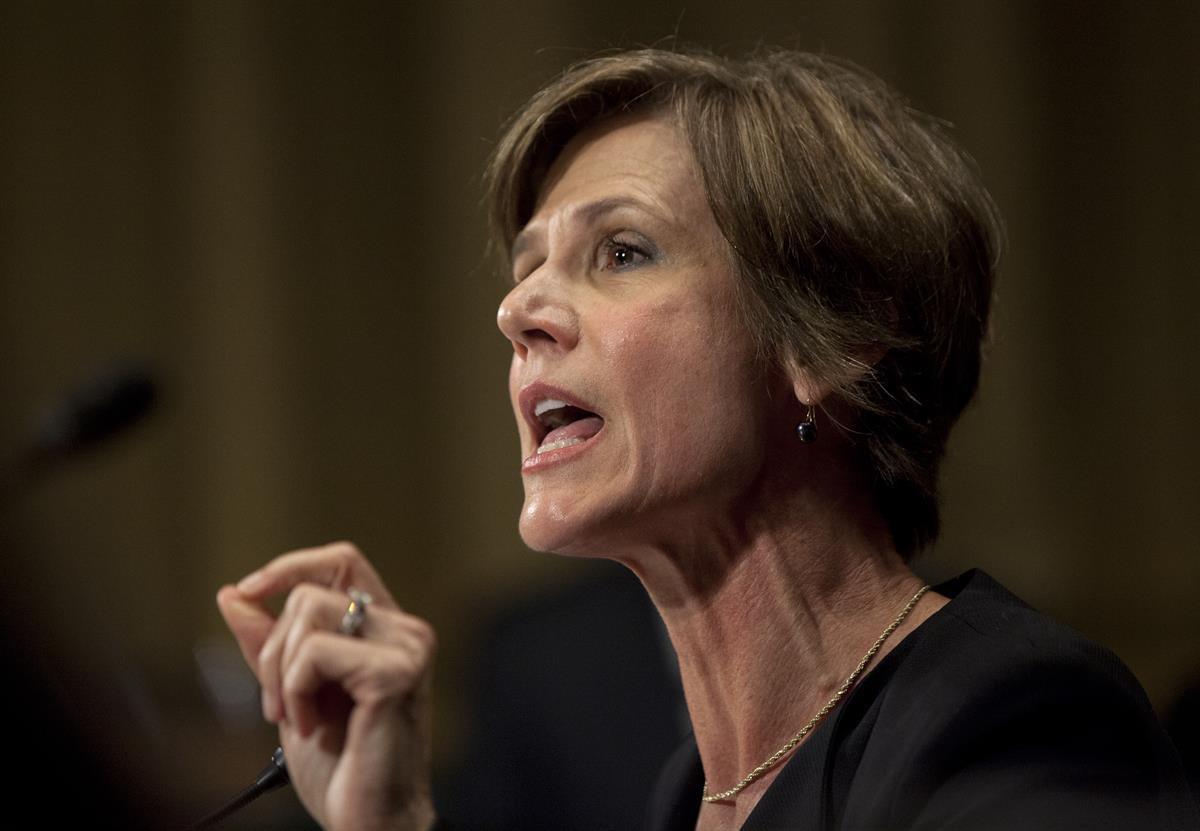 Former acting Attorney General Sally Yates (AP Photo/Carolyn Kaster)