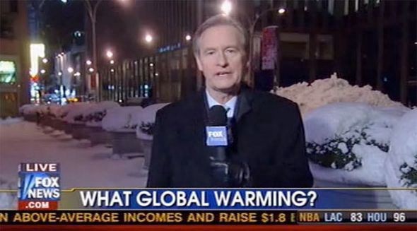 You screaming “SNOW IN ONE PLACE DOESN’T DISPROVE GLOBAL WARMING!” at your TV isn’t working.