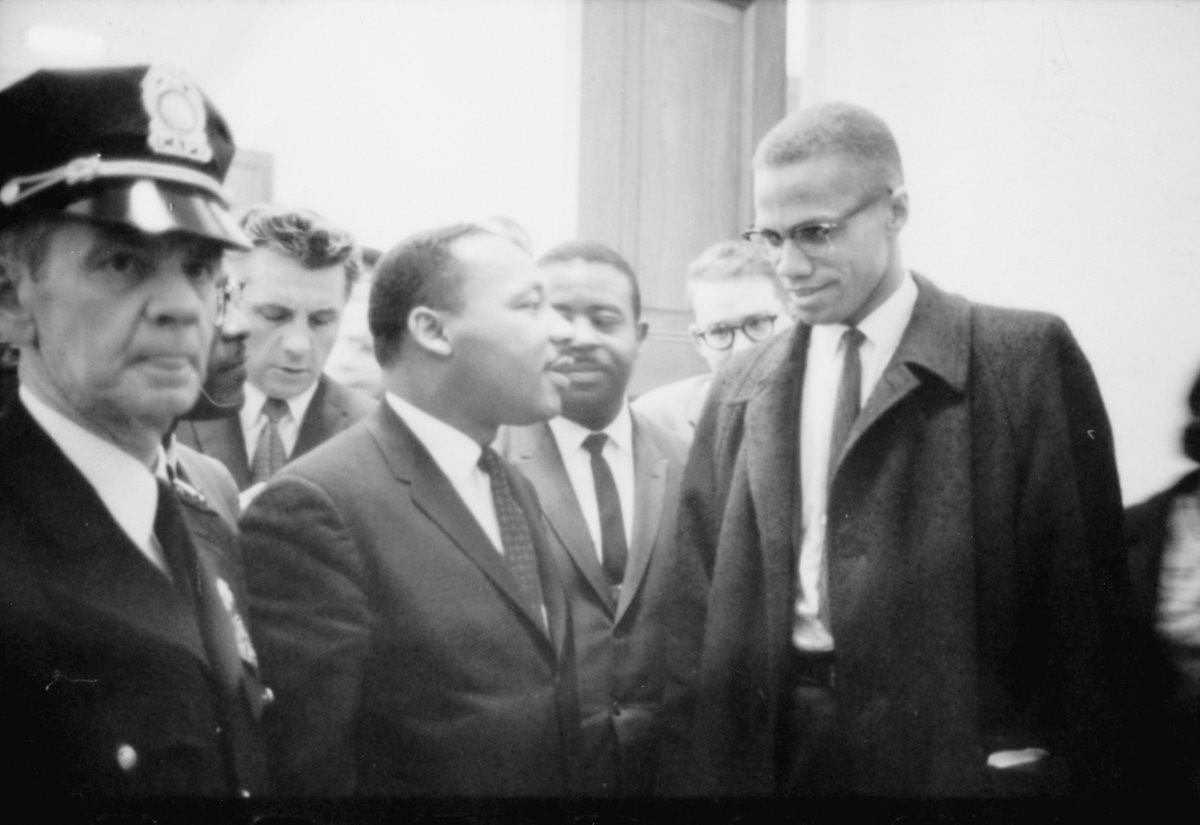 On March 26, 1964, MLK and Malcolm X meet for the first and last time.
