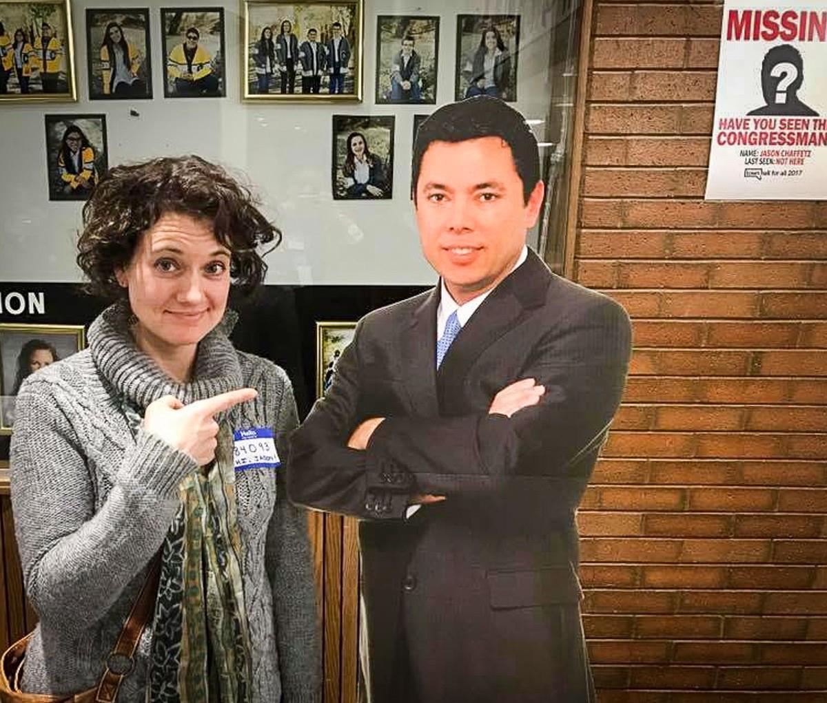 Have you seen this Congressman? Yeah. Me neither.