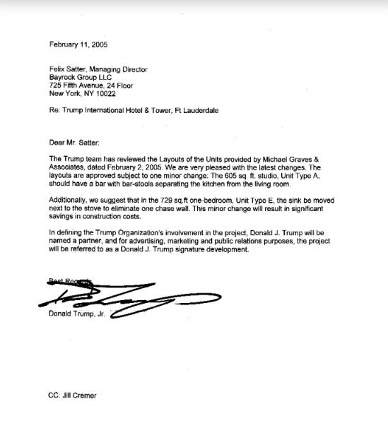 Letter originally obtained by FORBES.