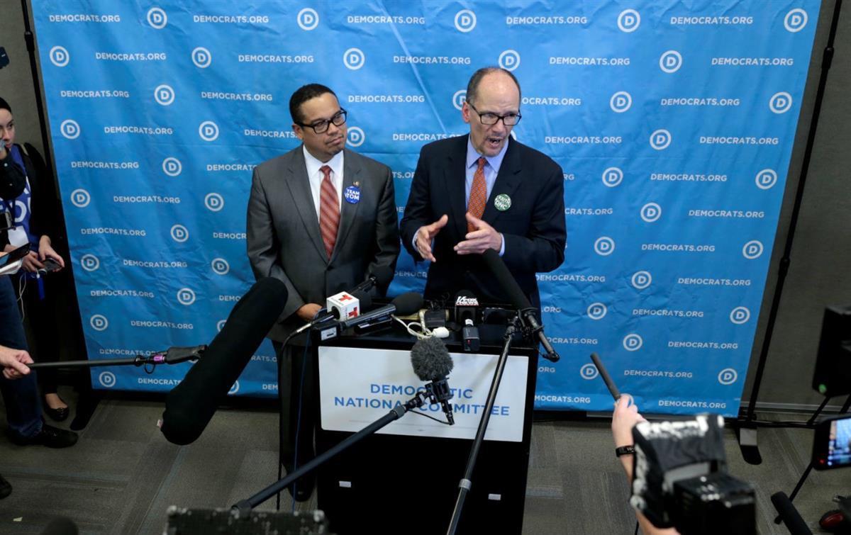 Tom Perez and Keith Ellison, Reuters