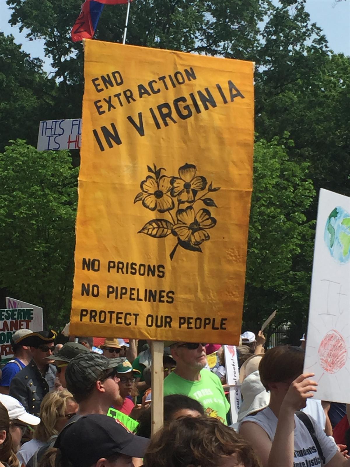 Global as well as local climate issues were featured.