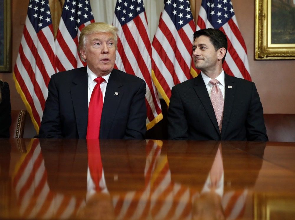 President Donald Trump and Speaker Paul Ryan (AP)