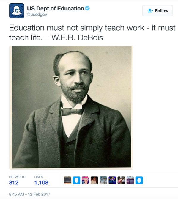 From the U.S. Dept. of Education Twitter