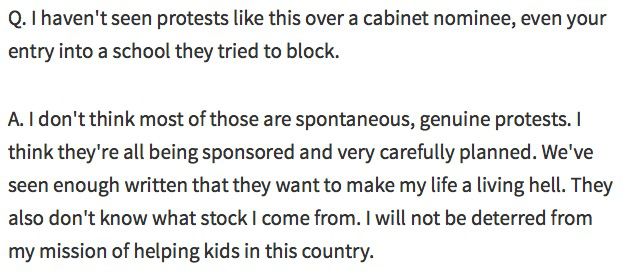 An excerpt from Townhall’s interview with Secretary DeVos