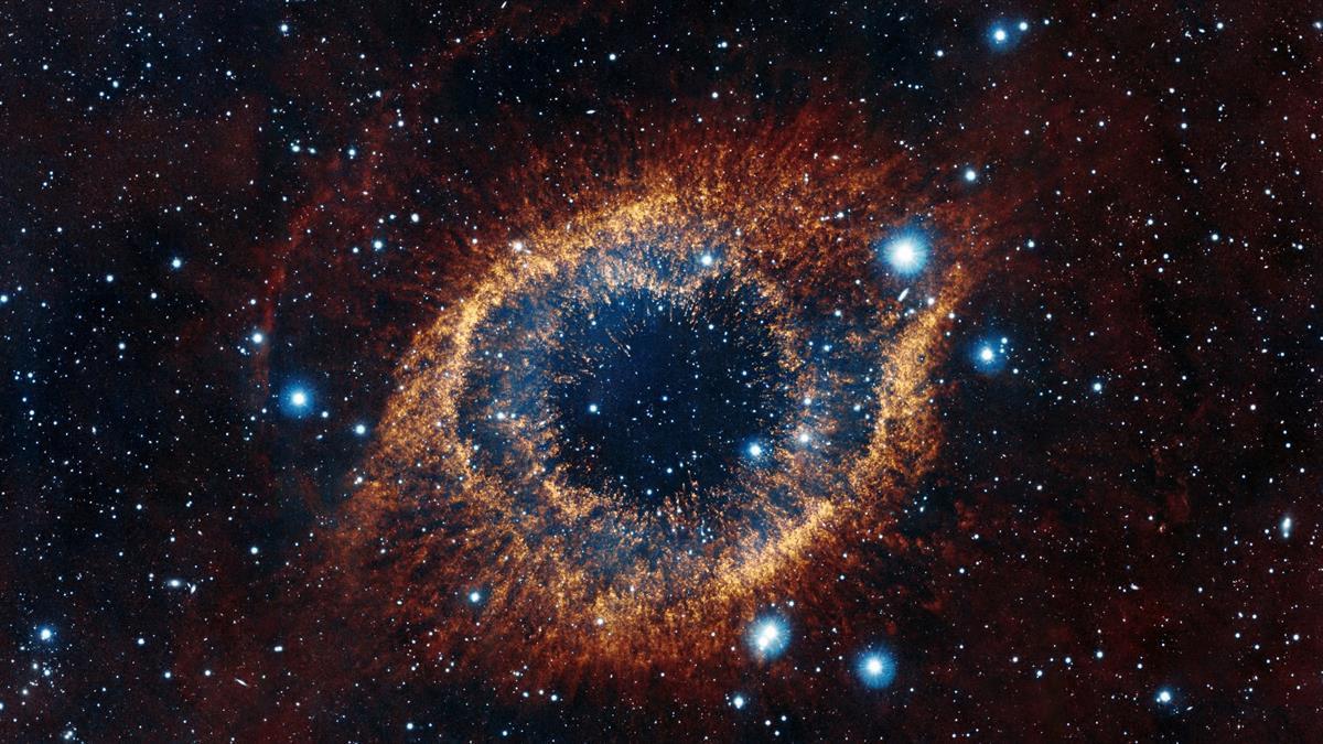 The Helix Nebula, one of the closest planetary nebulae to Earth (NASA)