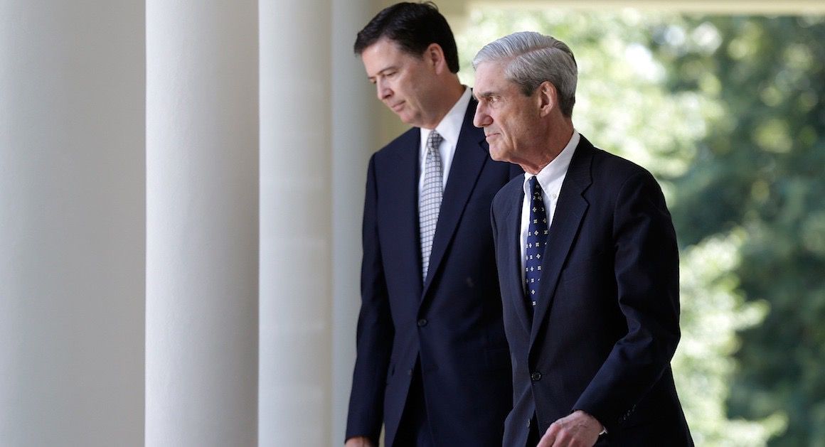 James Comey and Robert Mueller (Getty Images)