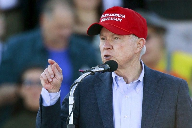 President Donald Trump (SAUL LOEB/AFP/Getty Images) and Attorney General Jeff Sessions (Marvin Gentry/Reuters)