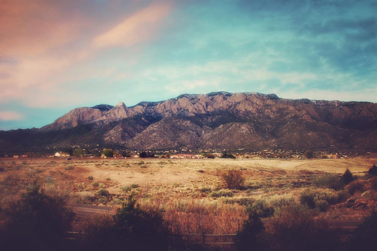 Sandia Mountains at Sunset, New Mexico, istock