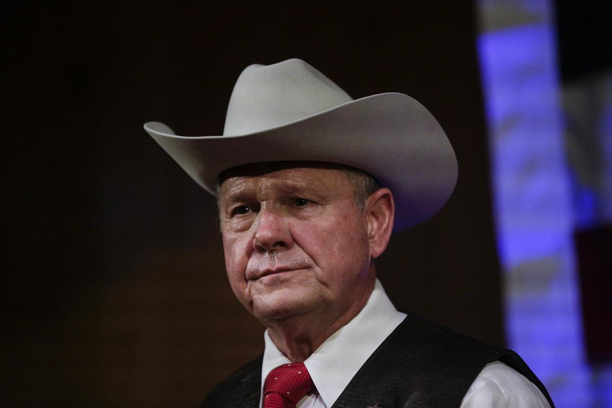 Donald Trump and Roy Moore (AP)