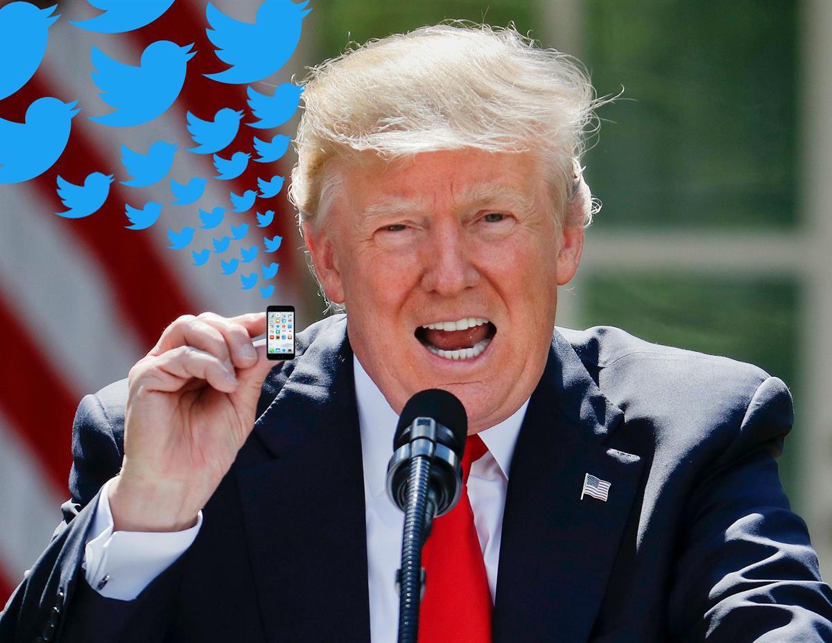 President Donald Trump in the Rose Garden of the White House in Washington — Thursday, June 1, 2017 (AP/Rantt News Edits)